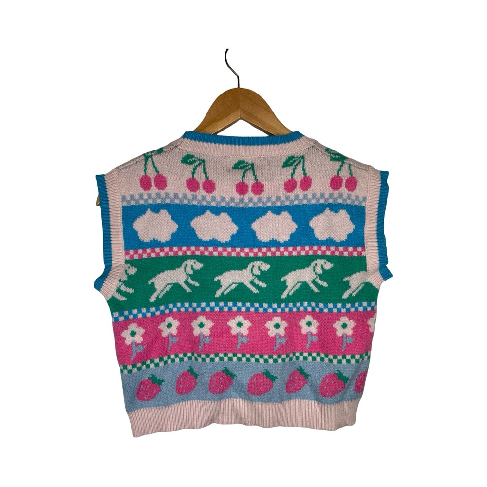 Luna Ivy vintage sweater vest XS 054 - Picture 4 of 4